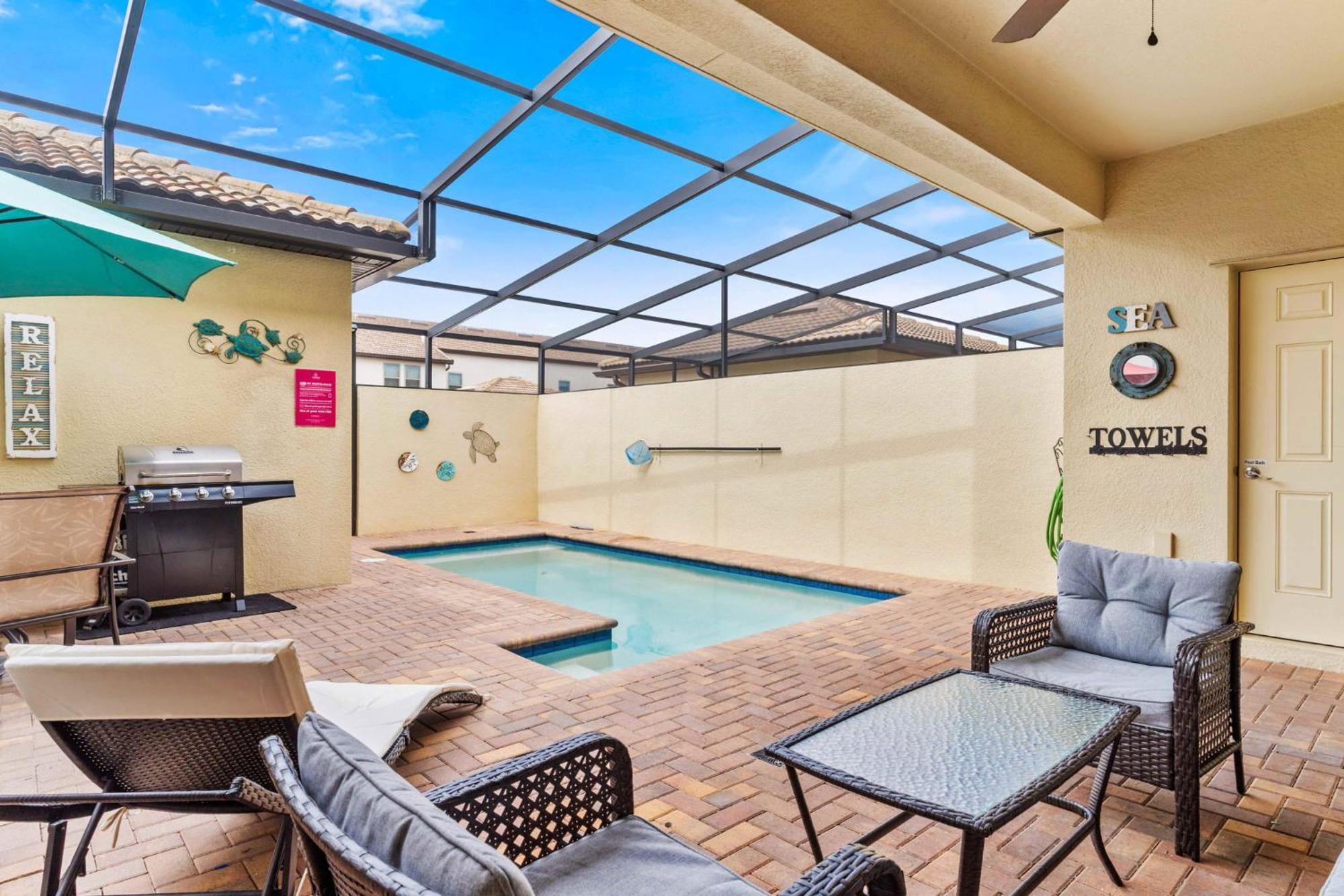 Townhome With Private Pool, Bbq & Free Waterpark Kissimmee Ngoại thất bức ảnh